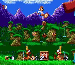 Bubsy screenshot 4 for Super Nintendo